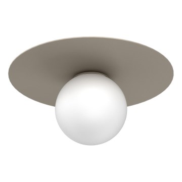 Laelamp FLAT 1xE27/15W/230V, läbimõõt 35 cm, beež