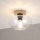 Laelamp FLO WOOD 1xE27/15W/230V tamm/läbipaistev Ø 22 cm