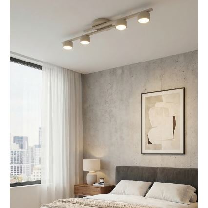 Laelamp FRAGMENT 4xGX53/12W/230V beež