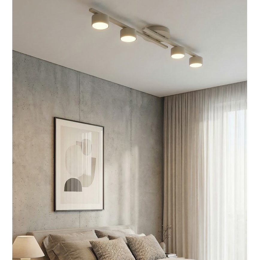 Laelamp FRAGMENT 4xGX53/12W/230V beež