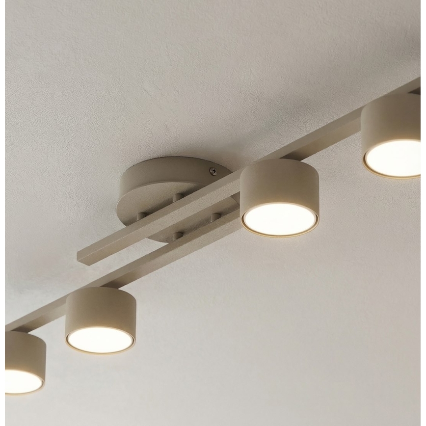 Laelamp FRAGMENT 4xGX53/12W/230V beež