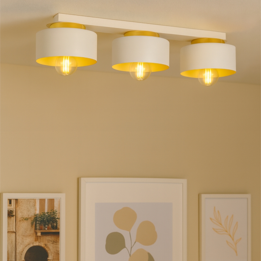 Laelamp IGNIA 3xE27/60W/230V valge