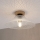 Laelamp JULL WOOD 1xE27/15W/230V tamm/läbipaistev Ø 34 cm