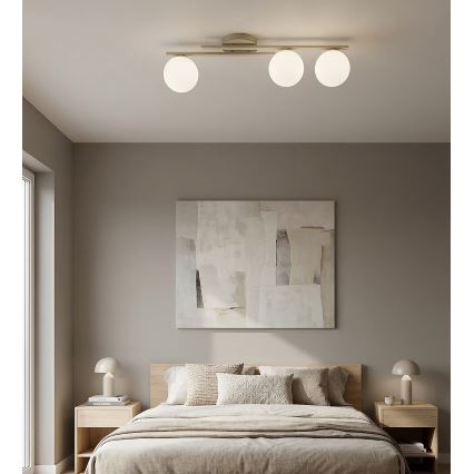 Laelamp KAIRO 3xE14/10W/230V beež