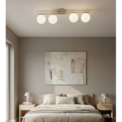 Laelamp KAIRO 4xE14/10W/230V beež