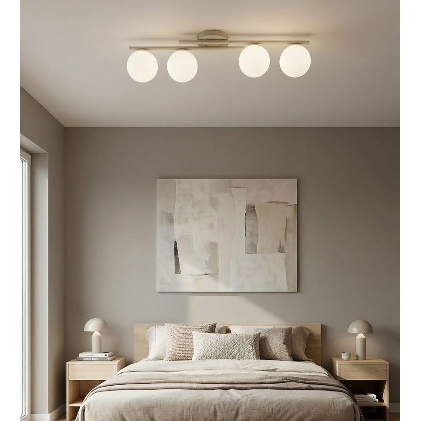 Laelamp KAIRO 4xE14/10W/230V beež