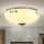 Laelamp LANDHAUS 2xE27/60W/230V, läbimõõt 28 cm, pronks/beež/roheline
