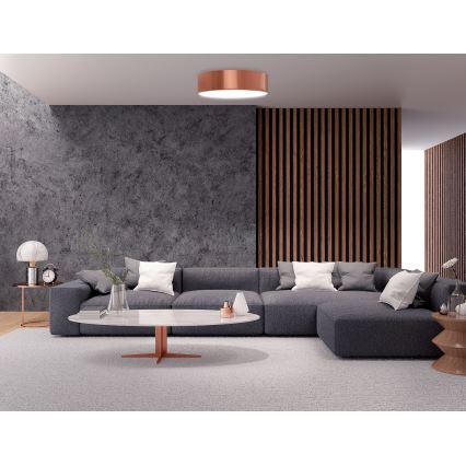 Laelamp liikumis- ja hämaruseanduriga CLEO 3xE27/24W/230V, läbimõõt 40 cm, vasetoonis