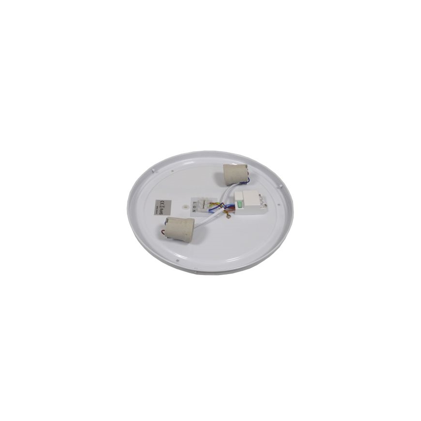 Laelamp liikumisanduriga WILTON 2xE27/60W/230V, läbimõõt 33 cm, must