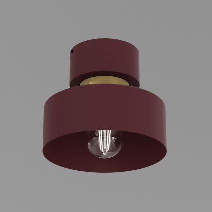 Laelamp MARTI 1xE27/15W/230V, läbimõõt 20,5 cm, burgundipunane/kuldne