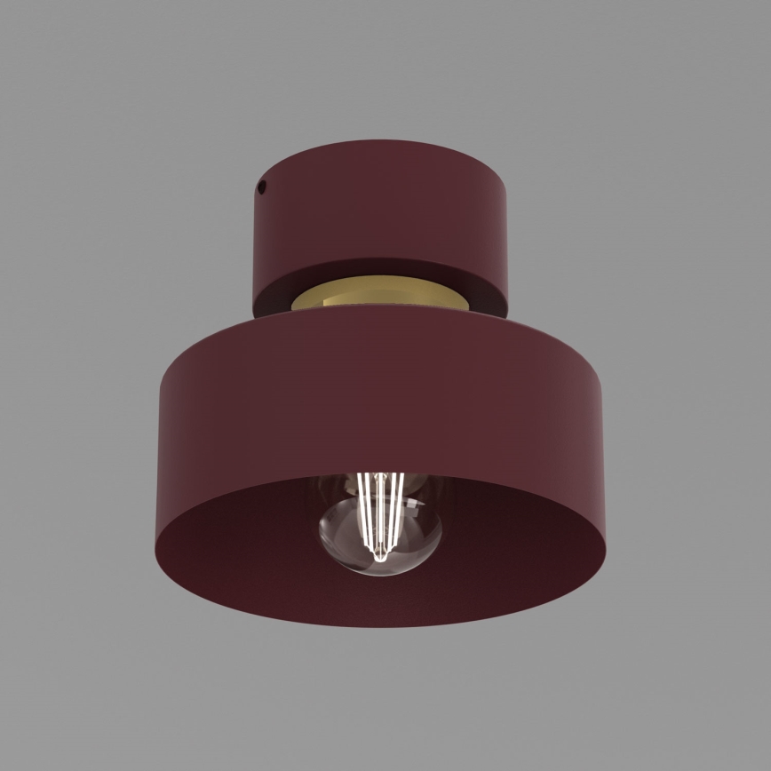 Laelamp MARTI 1xE27/15W/230V, läbimõõt 20,5 cm, burgundipunane/kuldne