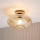 Laelamp MILOU WOOD 1xE27/15W/230V tamm/suitsune beež läbimõõt 29 cm