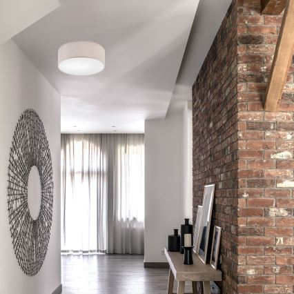 Laelamp MONTE 1xE27/60W/230V läbimõõt 35 cm beež