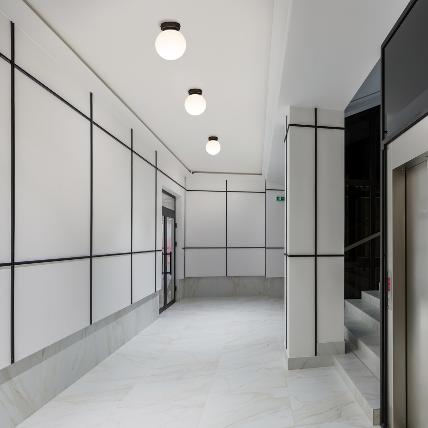 Laelamp MOONLIGHT 1xE27/15W/230V, läbimõõt 16 cm, must