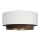 Laelamp NATIA 1xE27/60W/230V, läbimõõt 45 cm, valge/pruun