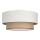 Laelamp NATIA 1xE27/60W/230V, läbimõõt 45 cm, valge/pruun
