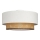 Laelamp NATIA 1xE27/60W/230V, läbimõõt 45 cm, valge/pruun