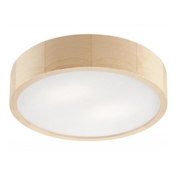 Laelamp NATURAL 2xE27/60W/230V, läbimõõt 37,5 cm, männipuit