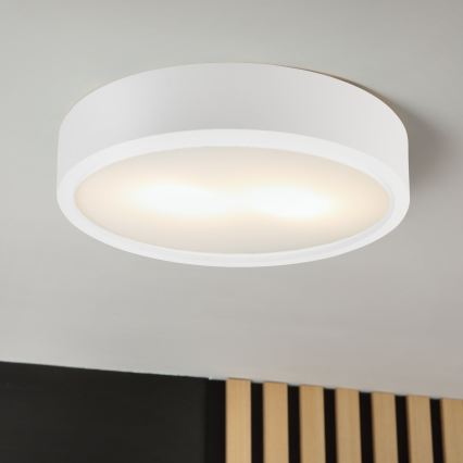 Laelamp NATURAL 3xE27/15W/230V, läbimõõt 37,5 cm, mänd/valge