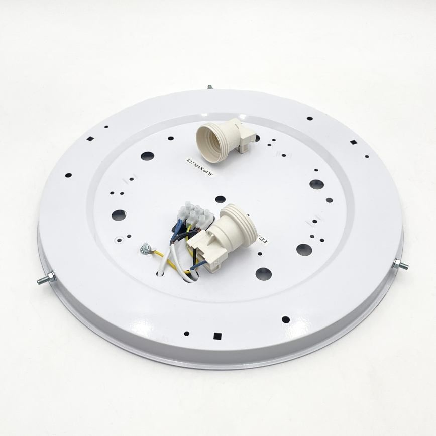 Laelamp NATURAL 3xE27/15W/230V, läbimõõt 37,5 cm, mänd/valge