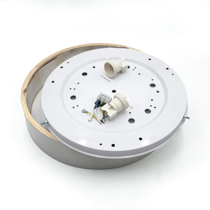 Laelamp NATURAL 3xE27/15W/230V, läbimõõt 37,5 cm, mänd/valge