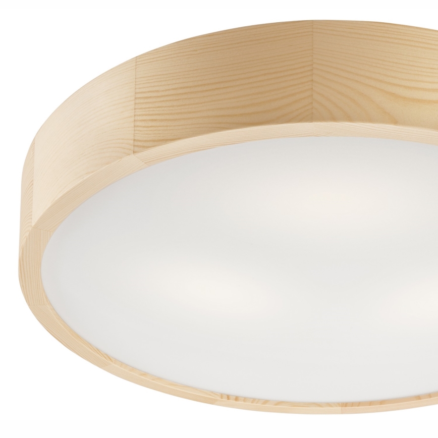 Laelamp NATURAL 3xE27/60W/230V, läbimõõt 47,5 cm, männipuit