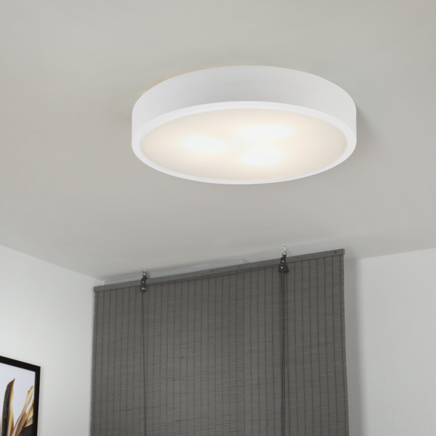 Laelamp NATURAL 5xE27/15W/230V, läbimõõt 47,5 cm, männipuit/valge