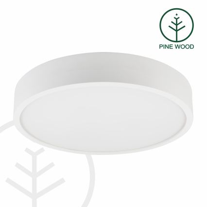 Laelamp NATURAL 5xE27/15W/230V, läbimõõt 47,5 cm, männipuit/valge