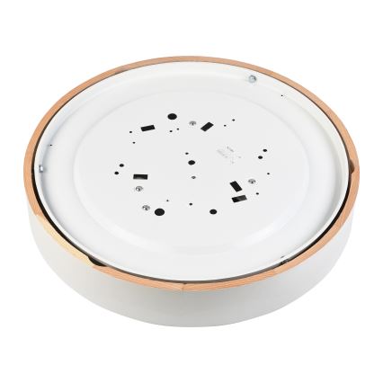 Laelamp NATURAL 5xE27/15W/230V, läbimõõt 47,5 cm, männipuit/valge