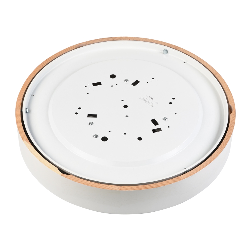 Laelamp NATURAL 5xE27/15W/230V, läbimõõt 47,5 cm, männipuit/valge