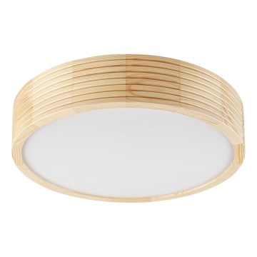 Laelamp NATURAL MODERN 2xE27/15W/230V, läbimõõt 37,5 cm, männiwood