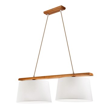 Laelamp nööril AIDA 2xE27/60W/230V