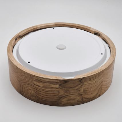 Vannitoa laelamp OAK, 2 x E27 / 15 W / 230 V, IP54, tamm, läbimõõt 27 cm — stiilne, niiskuskindel ja vastupidav