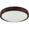 Laelamp OAK SLIM 2xE27/15W/230V, läbimõõt 37 cm, tamm/tumepruun