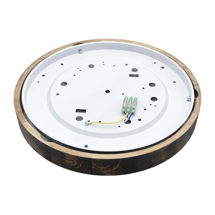 Laelamp OAK SLIM 3xE27/15W/230V, läbimõõt 47 cm, tamm/tumepruun