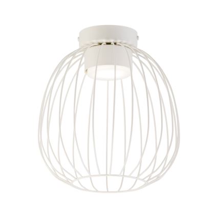 Laelamp OVELLA 1xGX53/10W/230V Ø 25 cm kreemvalge