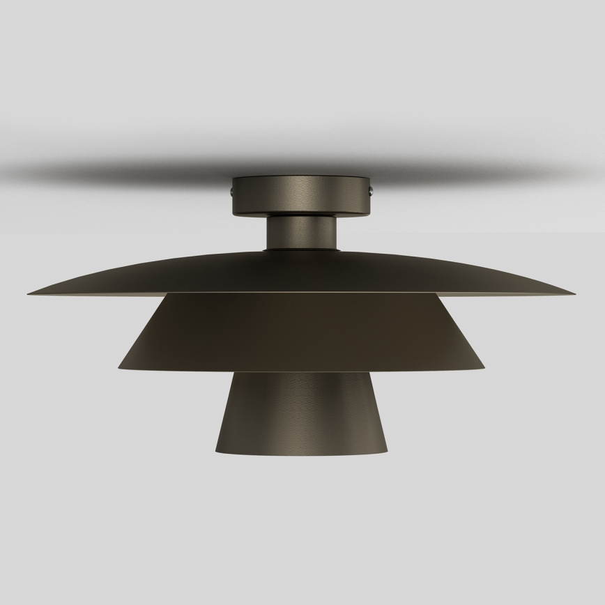 Laelamp PLATO 1xE27/15W/230V, läbimõõt 32 cm, antratsiit