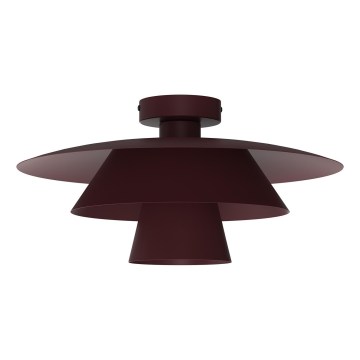 Laelamp PLATO 1xE27/15W/230V, läbimõõt 32 cm, bordoopunane