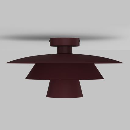 Laelamp PLATO 1xE27/15W/230V, läbimõõt 32 cm, bordoopunane