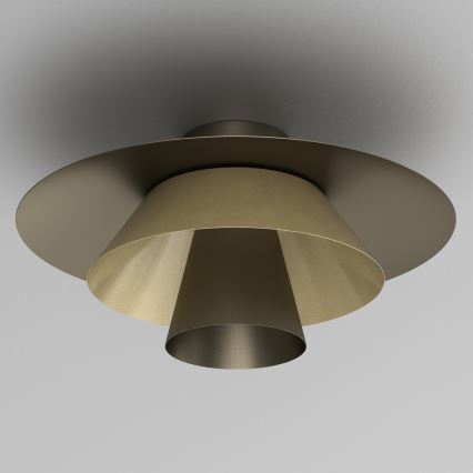 Laelamp PLATO 1xE27/15W/230V, läbimõõt 32 cm, pronksitoonis