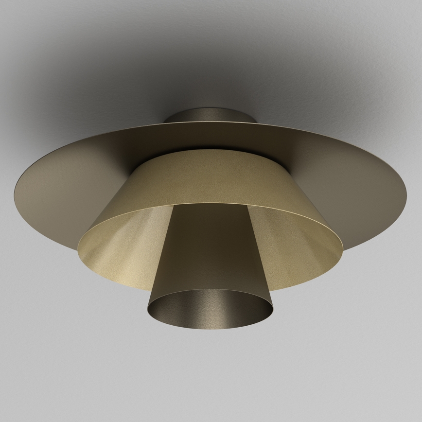 Laelamp PLATO 1xE27/15W/230V, läbimõõt 32 cm, pronksitoonis