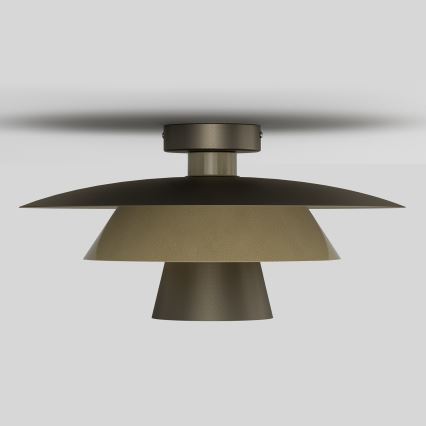 Laelamp PLATO 1xE27/15W/230V, läbimõõt 32 cm, pronksitoonis