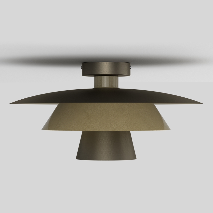 Laelamp PLATO 1xE27/15W/230V, läbimõõt 32 cm, pronksitoonis