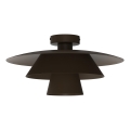 Laelamp PLATO 1xE27/15W/230V, läbimõõt 32 cm, pruun
