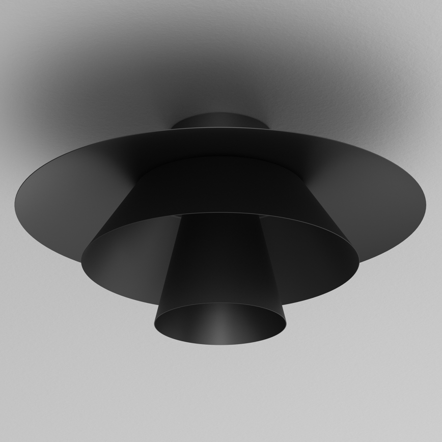 Laelamp PLATO 1xE27/15W/230V, Ø 32 cm, must