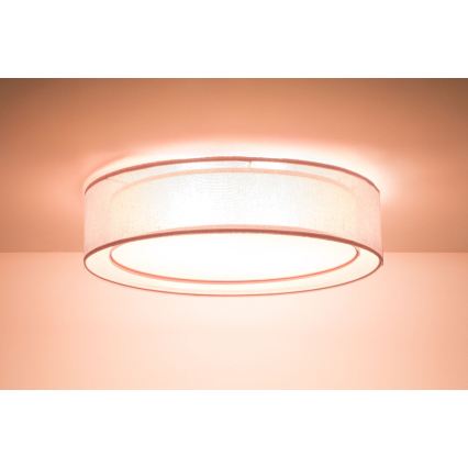 Laelamp PURO 2xE27/40W/230V, läbimõõt 50 cm, roosa