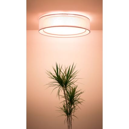 Laelamp PURO 2xE27/40W/230V, läbimõõt 50 cm, roosa