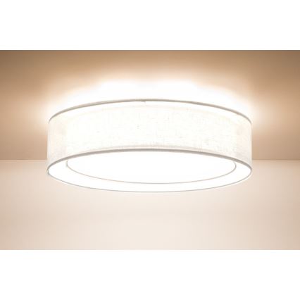 Laelamp PURO 2xE27/40W/230V, läbimõõt 60 cm, valge