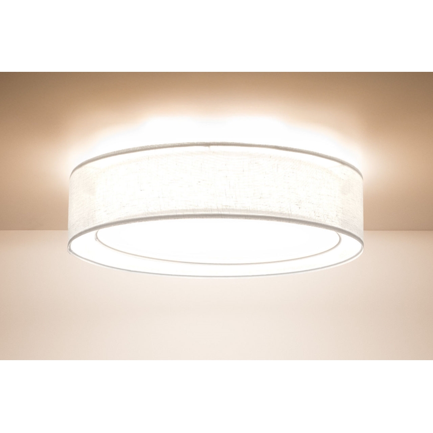 Laelamp PURO 2xE27/40W/230V, läbimõõt 60 cm, valge