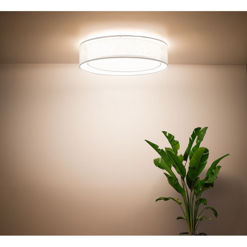 Laelamp PURO 2xE27/40W/230V, läbimõõt 60 cm, valge
